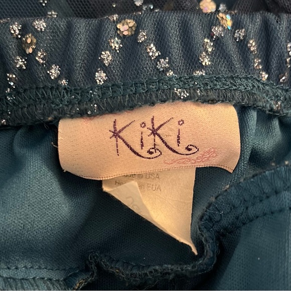 Strapless teal party dress - Picture 3 of 3